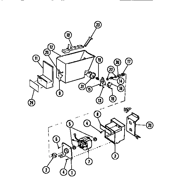 08 - ICE CONTAINER & DISPENSER DRIVE