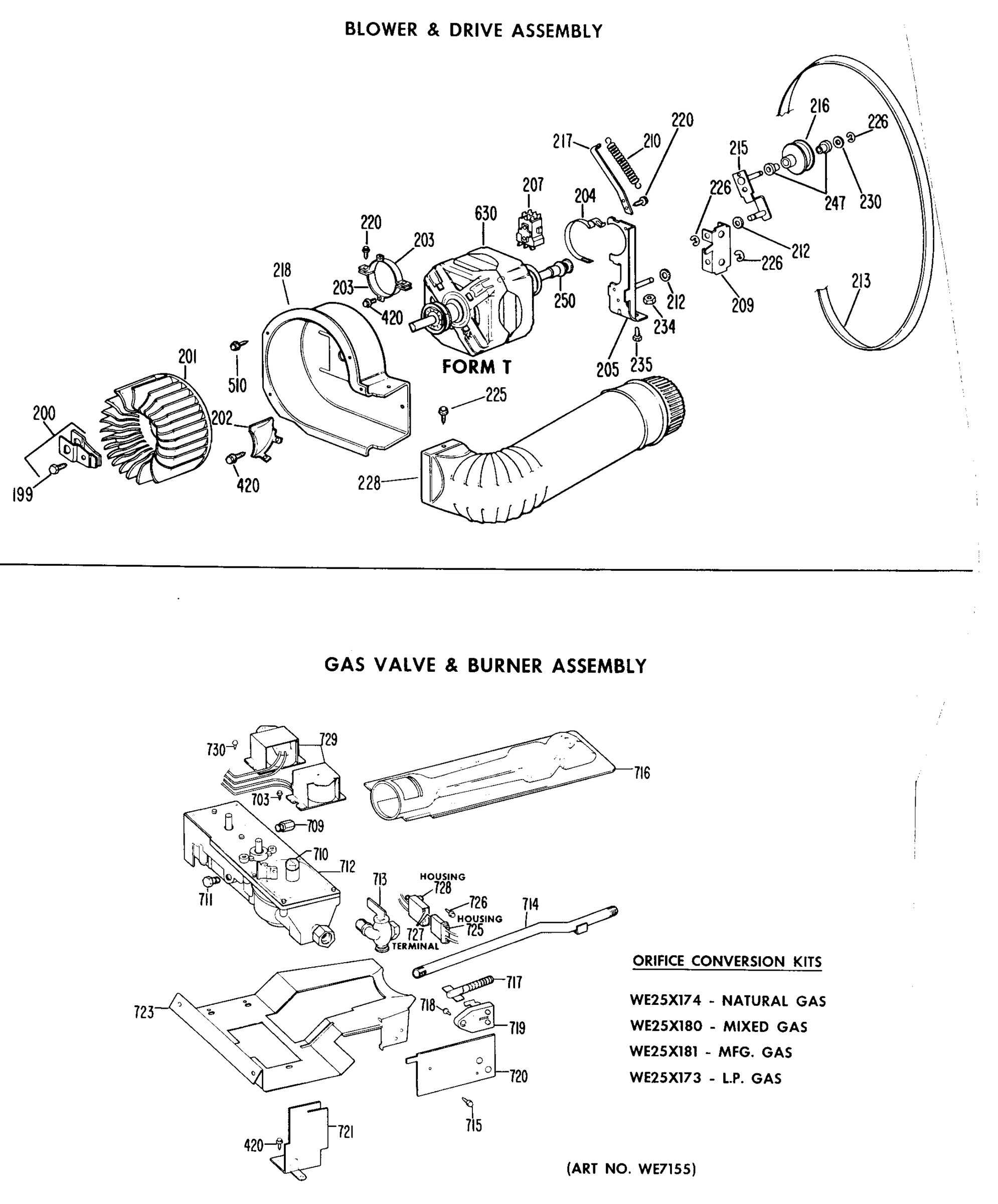 BLOWER & DRIVE ASSEMBLY