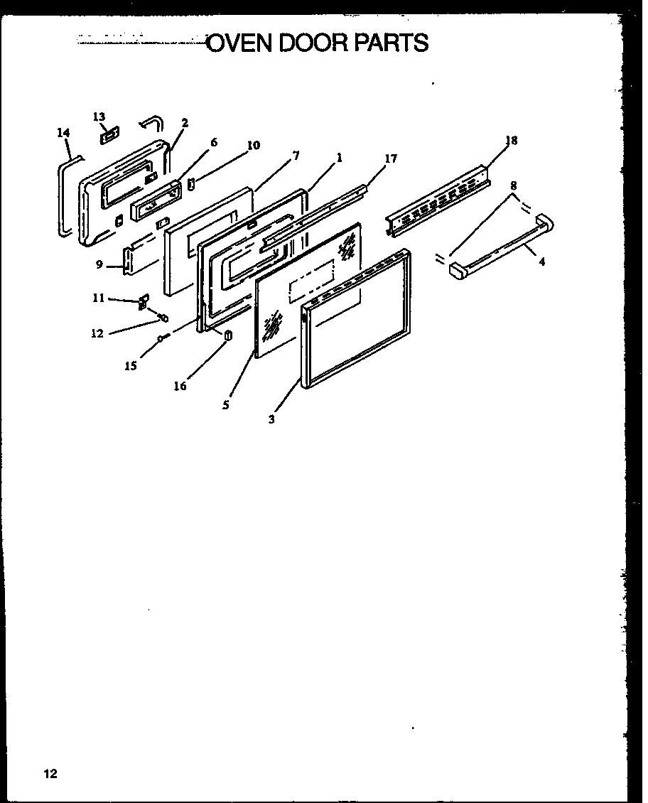 05 - OVEN DOOR PARTS