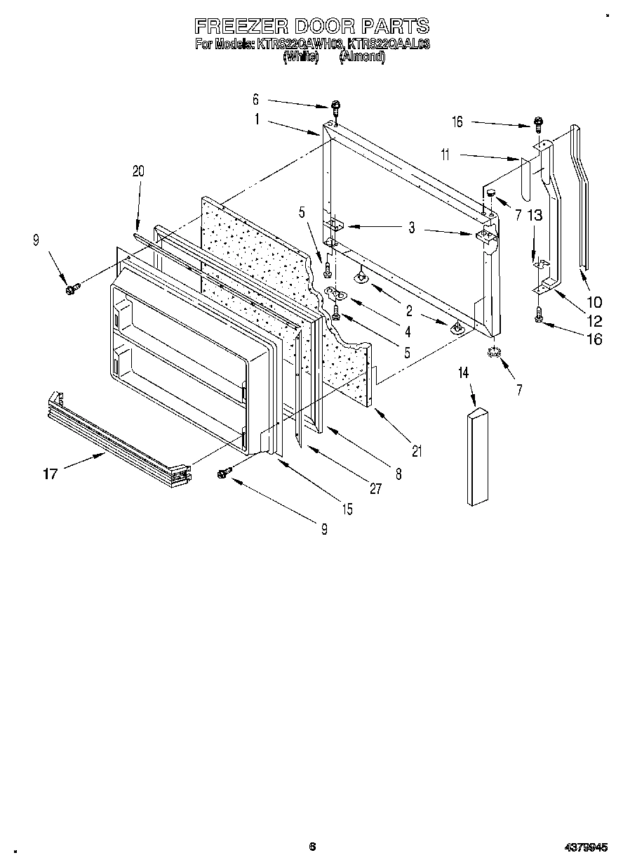 04 - FREEZER DOOR