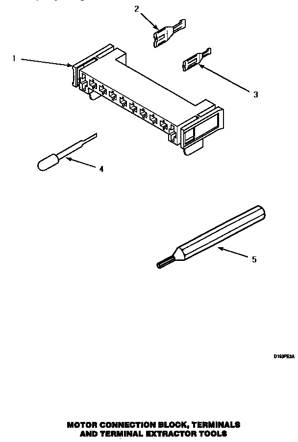 12 - MTR CONN BLOCK/TERM & EXTRACTOR TOOL