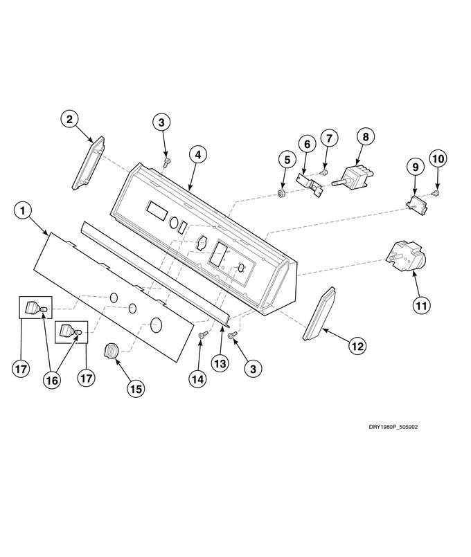 Graphic Panel, Control Hood And Controls (drawing 4 Of 5)