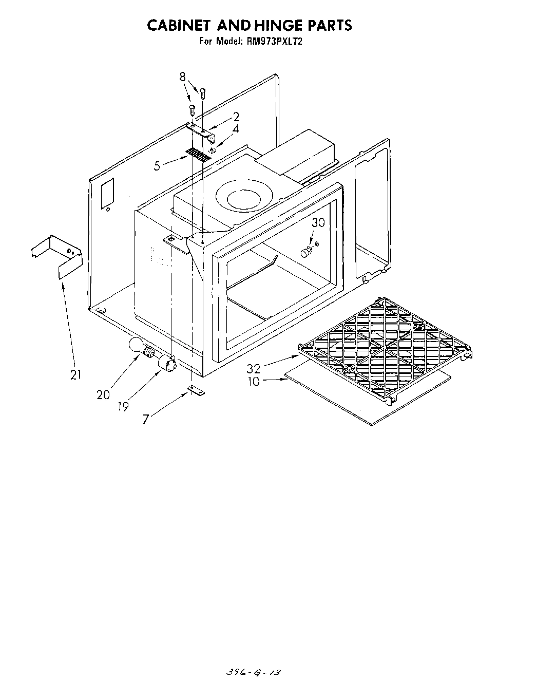 12 - CABINET AND HINGE