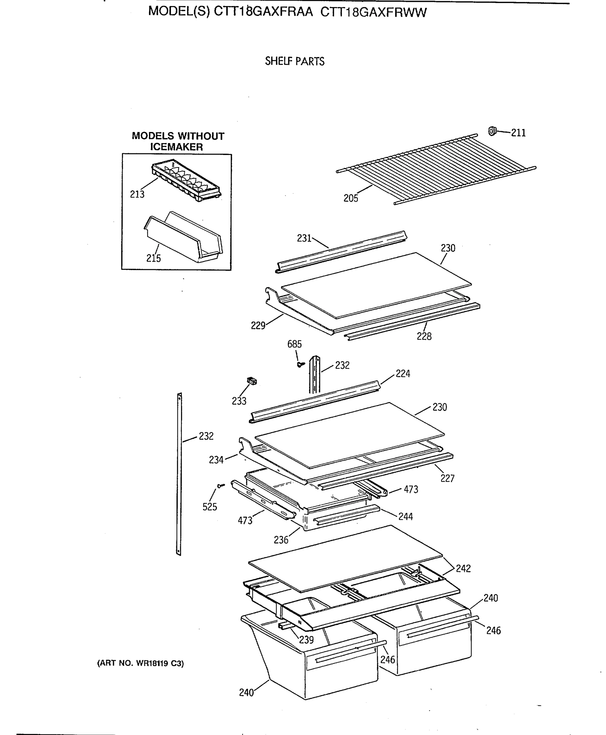 SHELF PARTS
