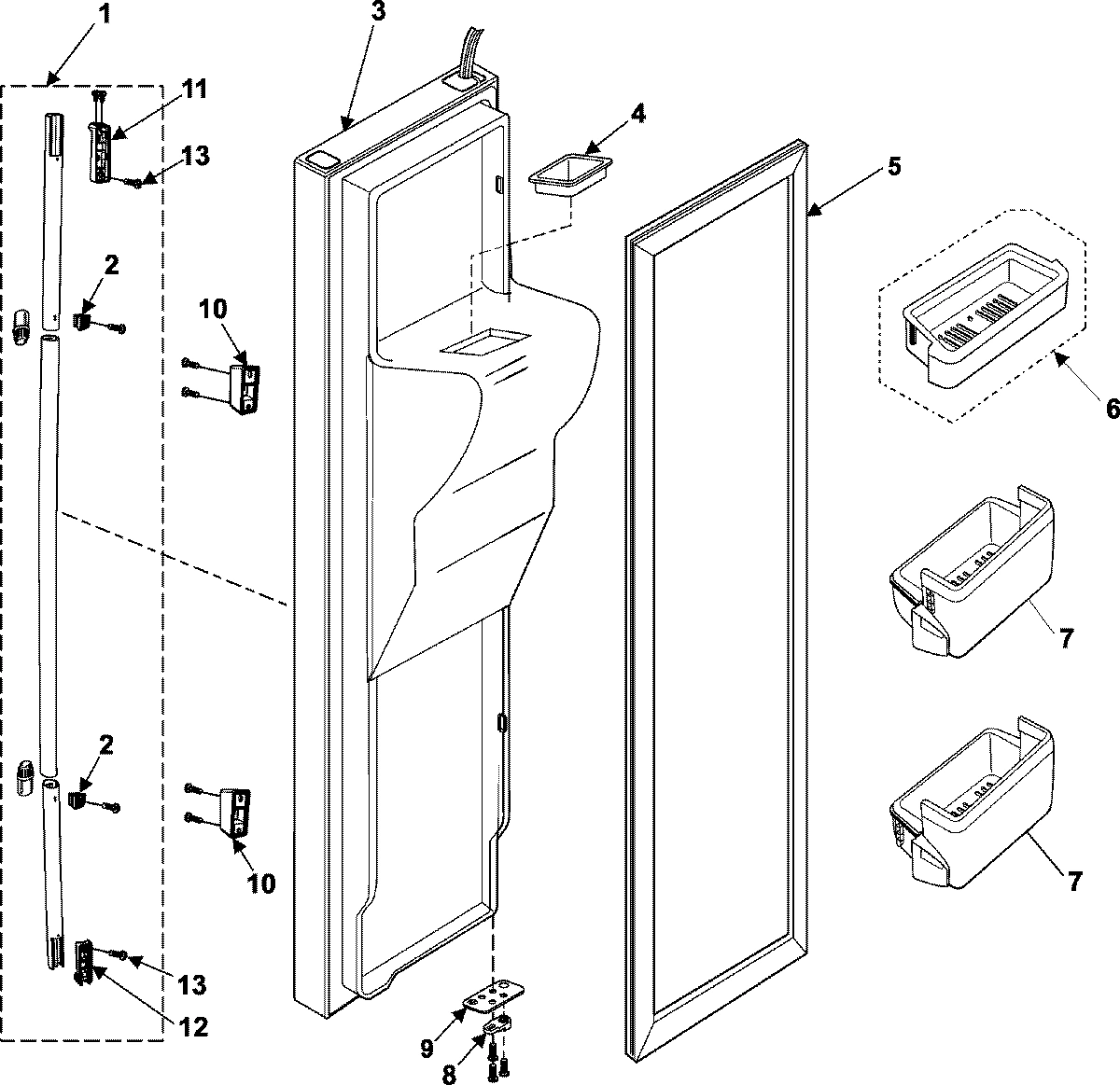 04 - FREEZER DOOR