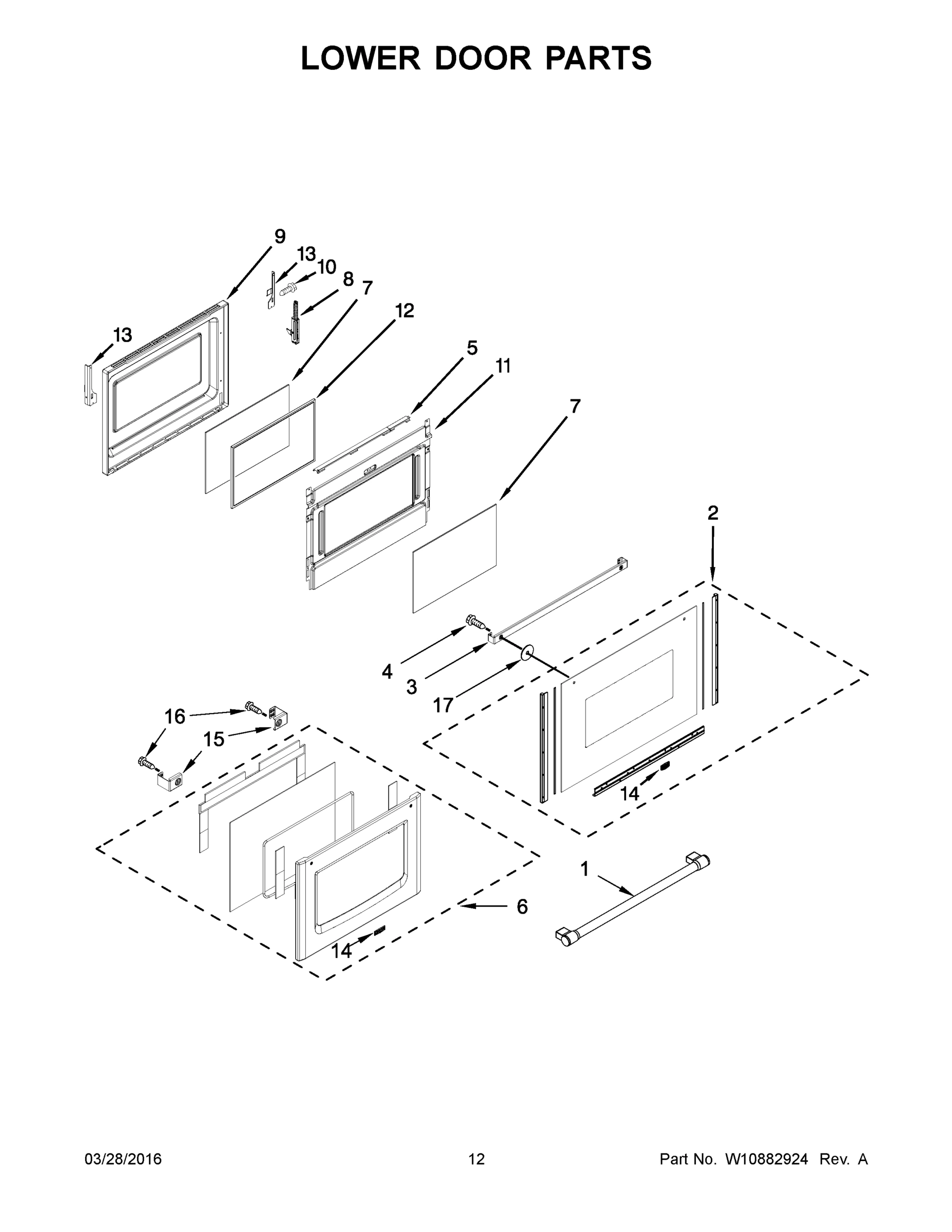 07 - LOWER DOOR PARTS