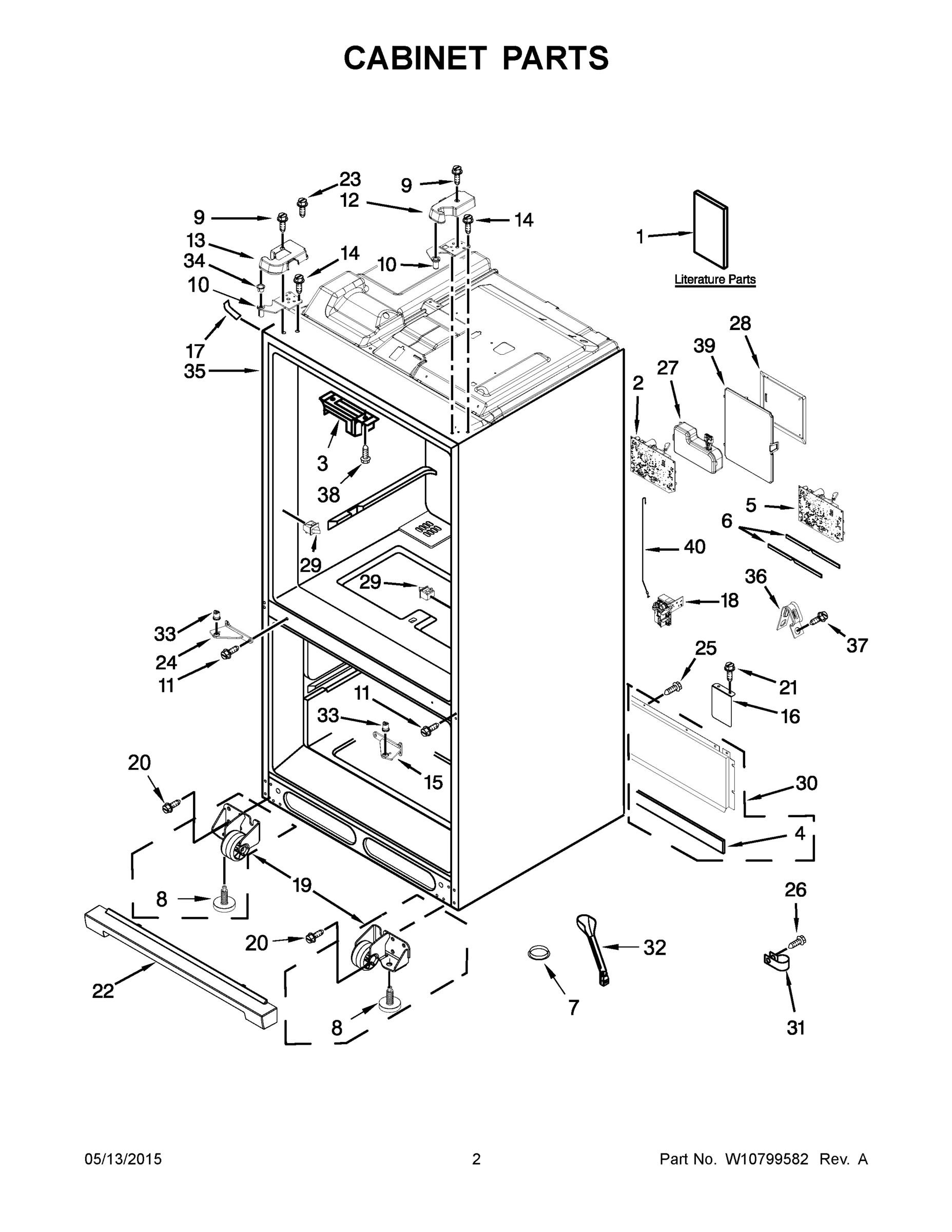 02 - CABINET PARTS