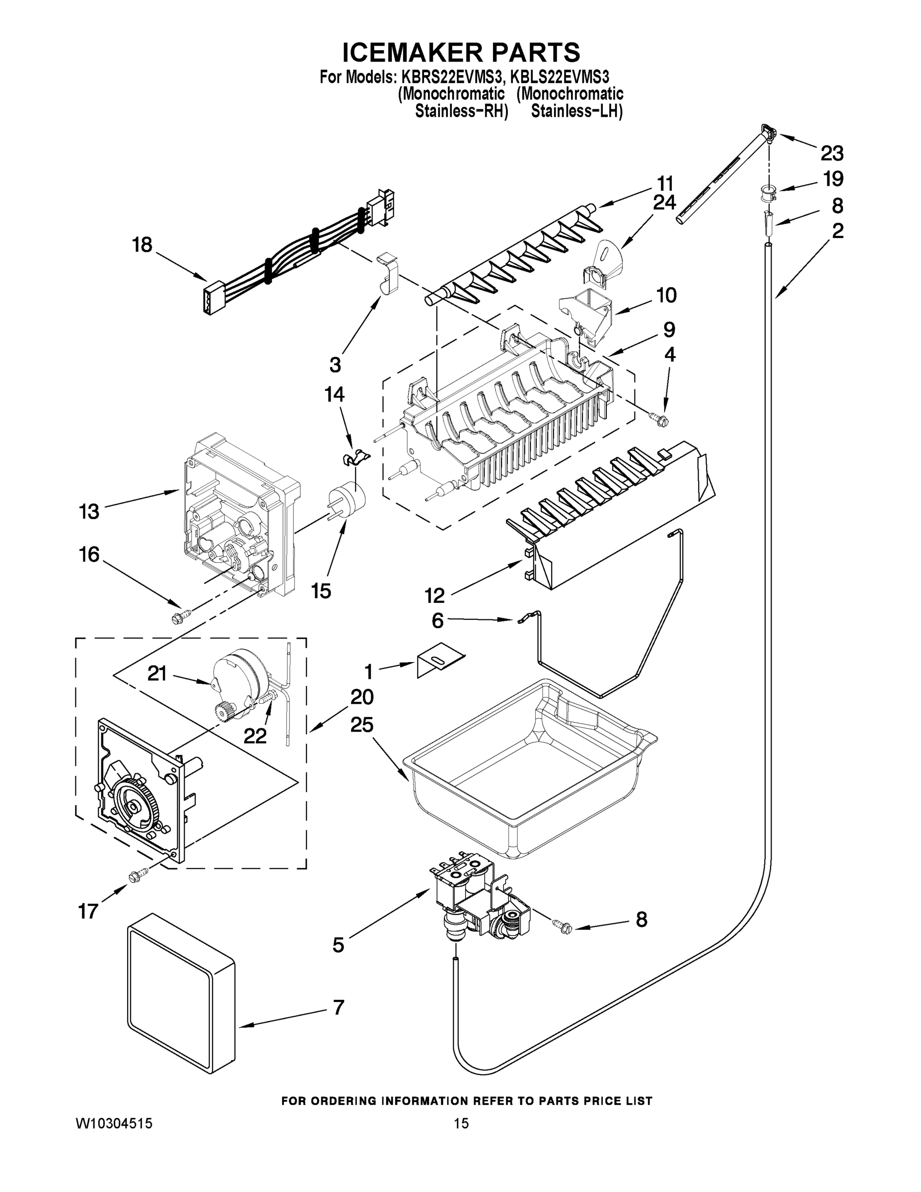 08 - ICEMAKER PARTS