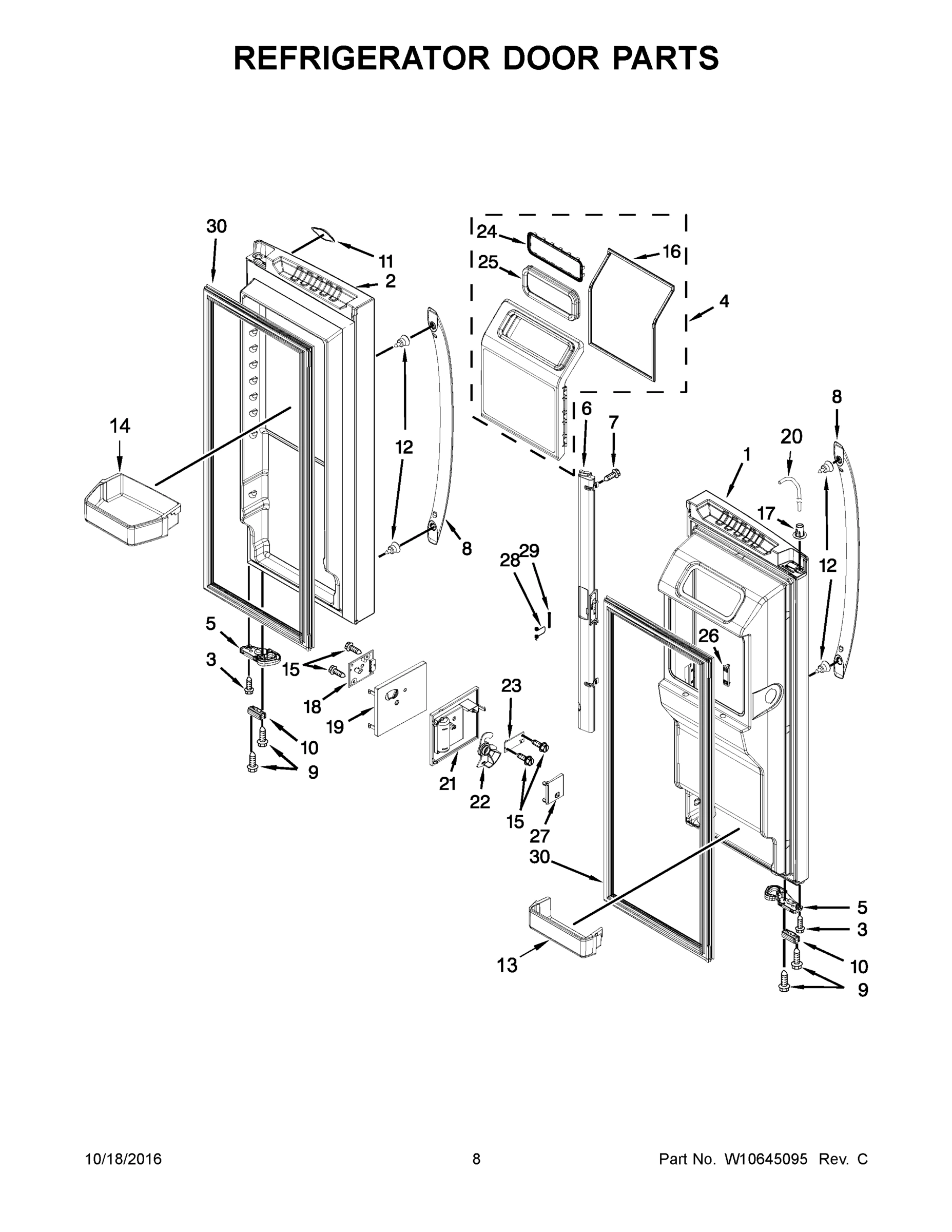 05 - REFRIGERATOR DOOR PARTS