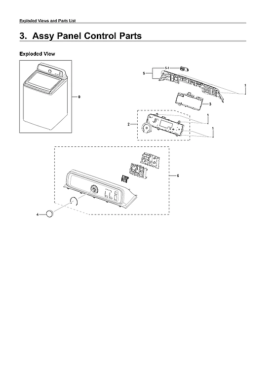 Control Panel Parts