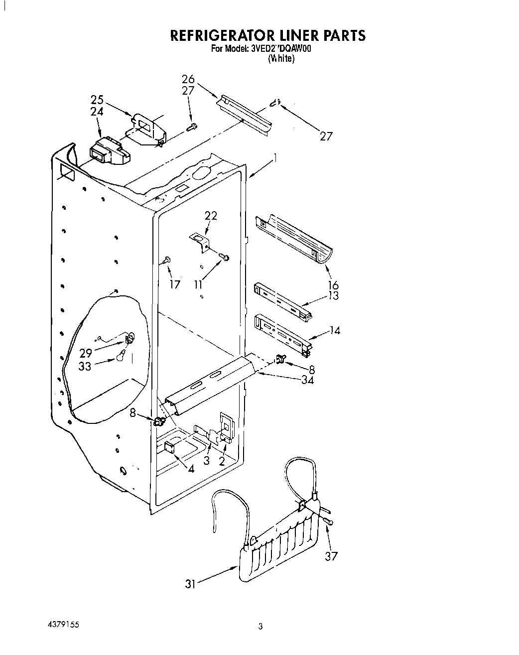 02 - REFRIGERATOR LINER