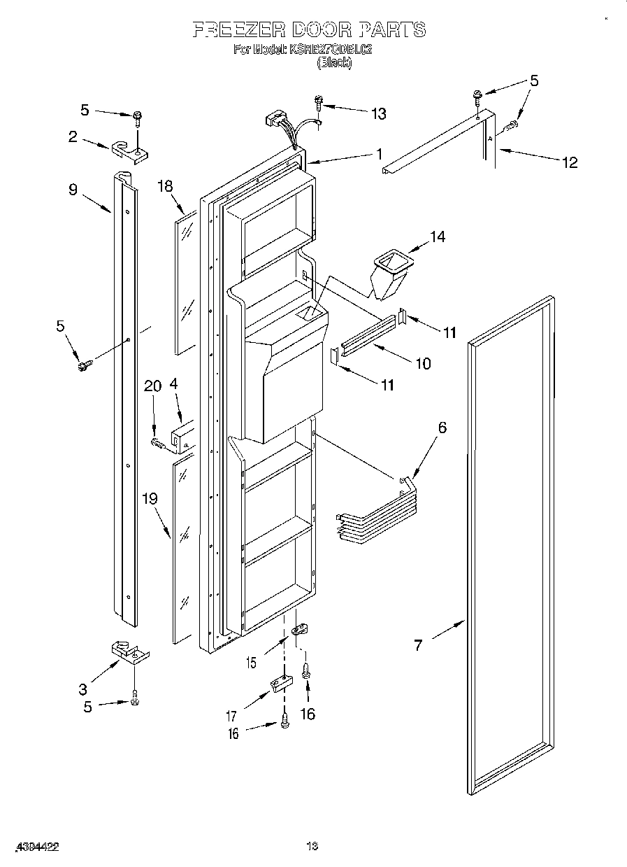 08 - FREEZER DOOR