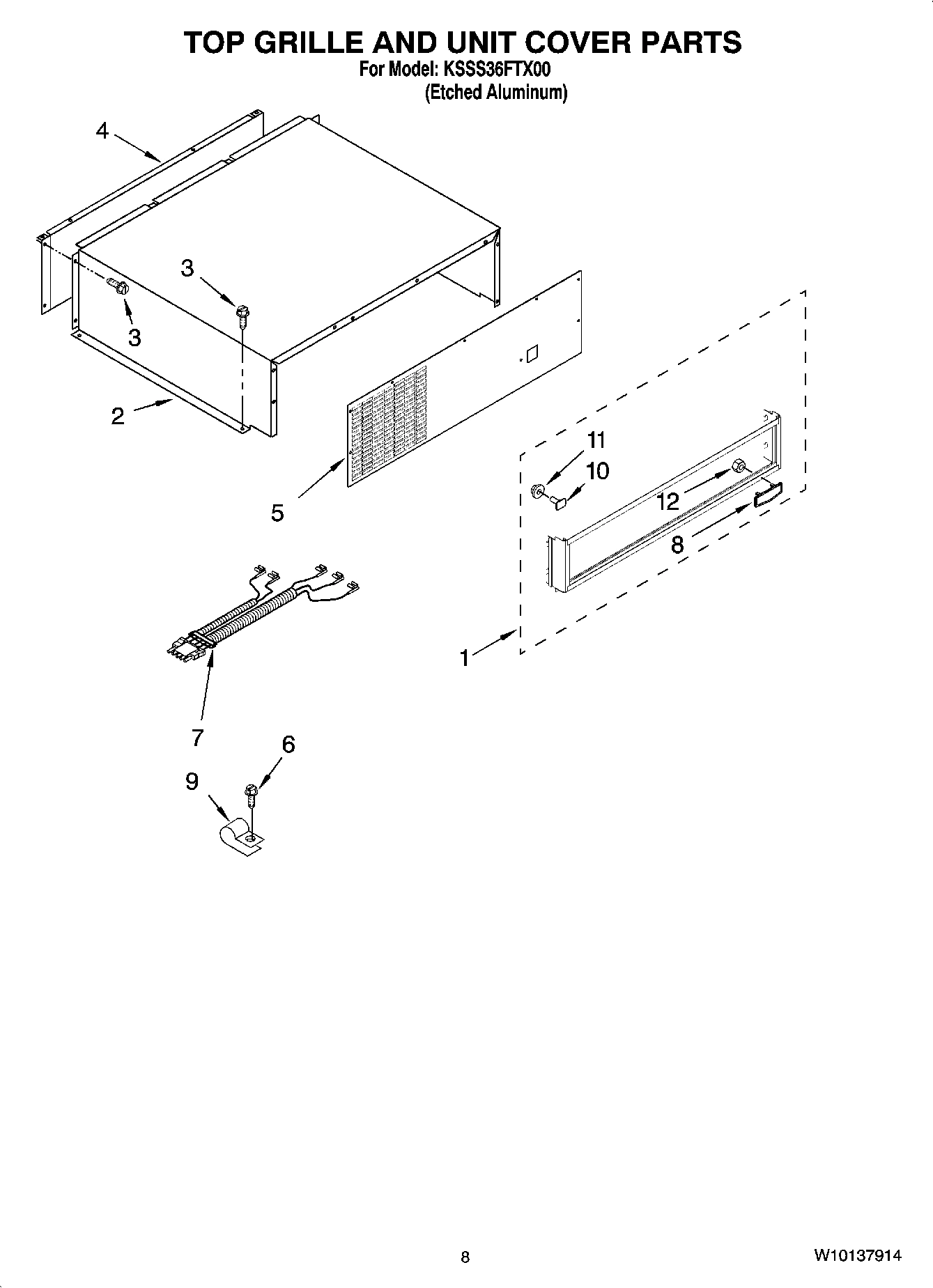 06 - TOP GRILLE AND UNIT COVER PARTS