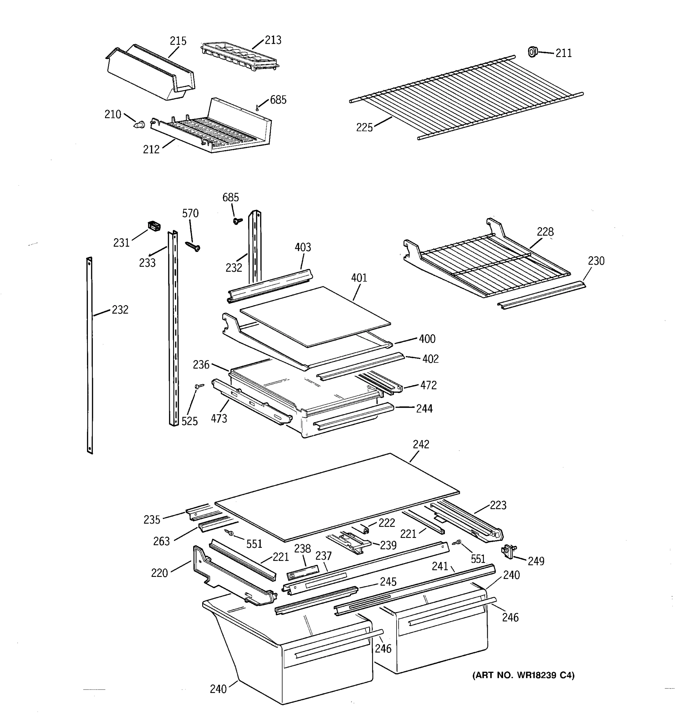 SHELF PARTS