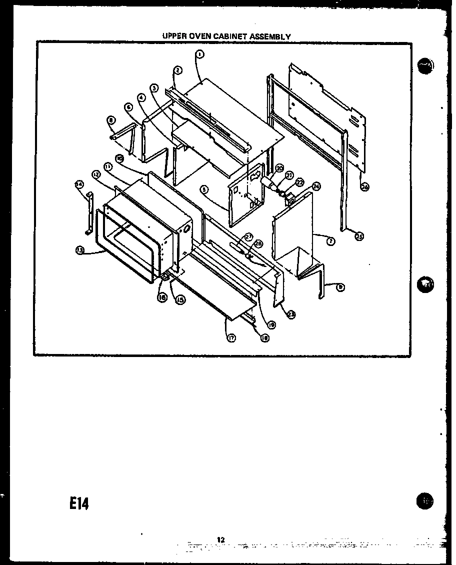 08 - UPPER OVEN CABINET ASSY