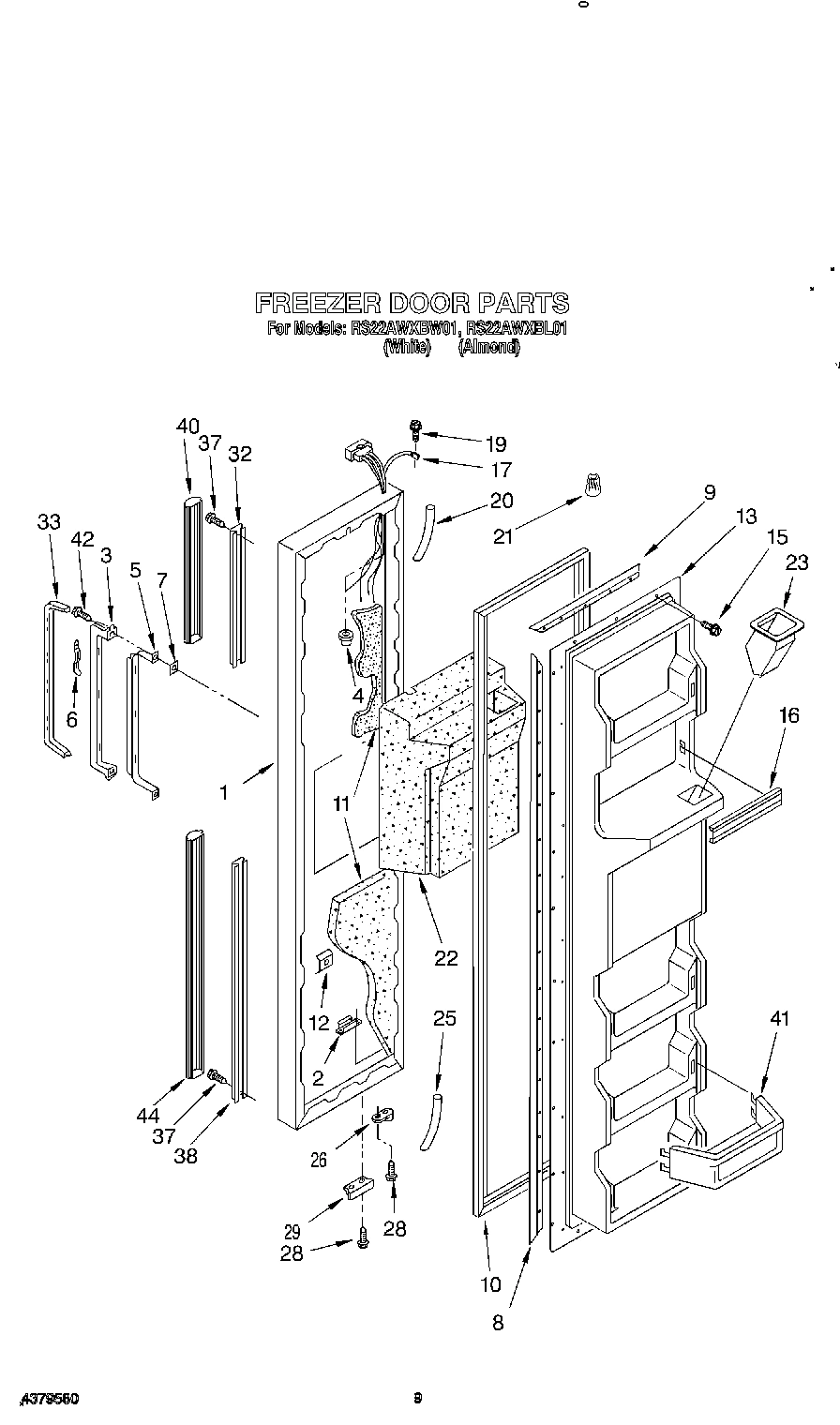 07 - FREEZER DOOR