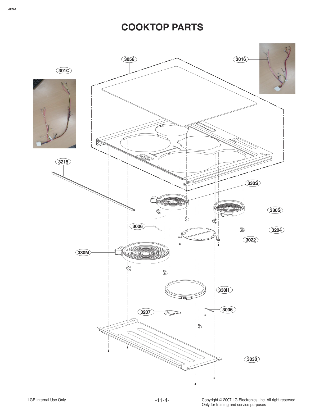 COOKTOP PARTS