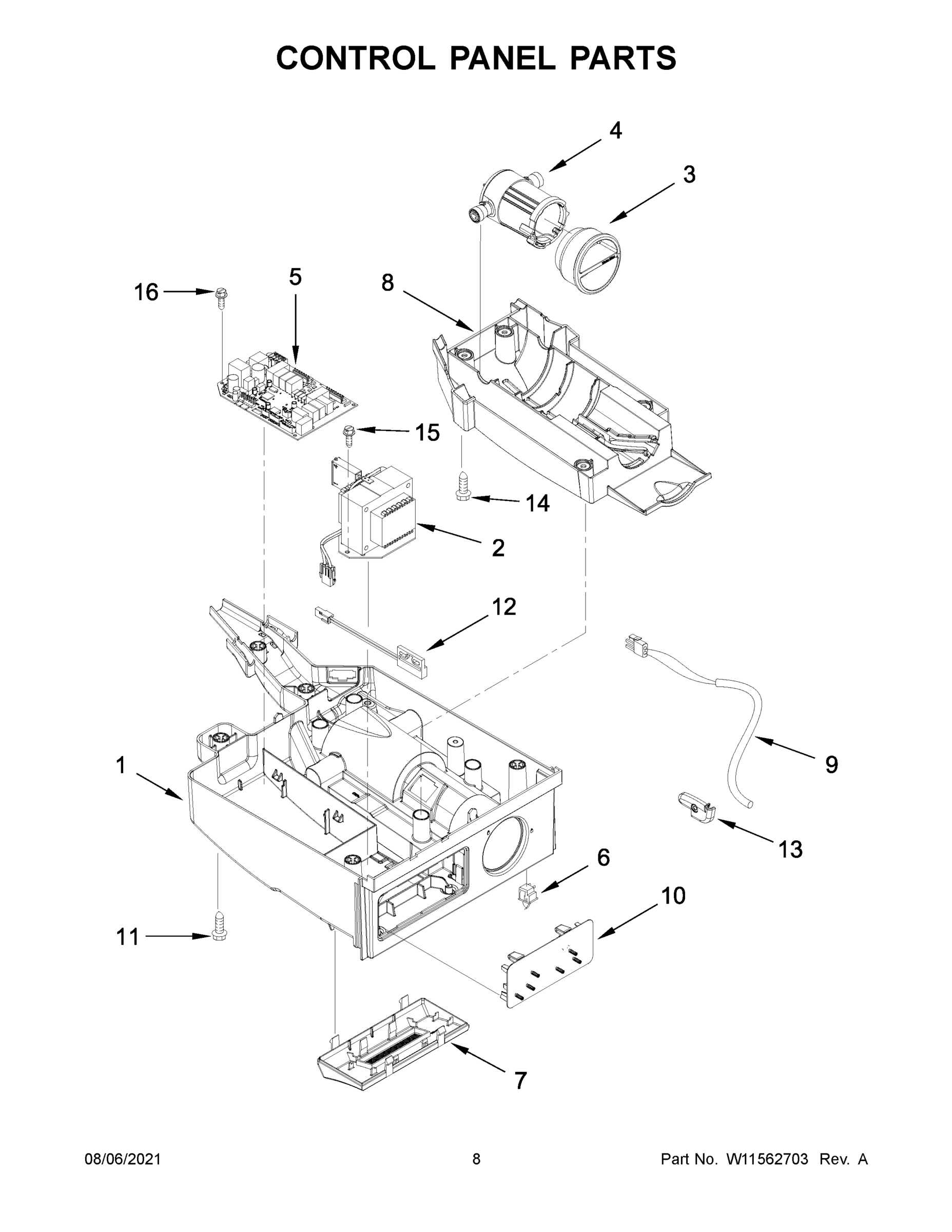 05 - CONTROL PANEL PARTS