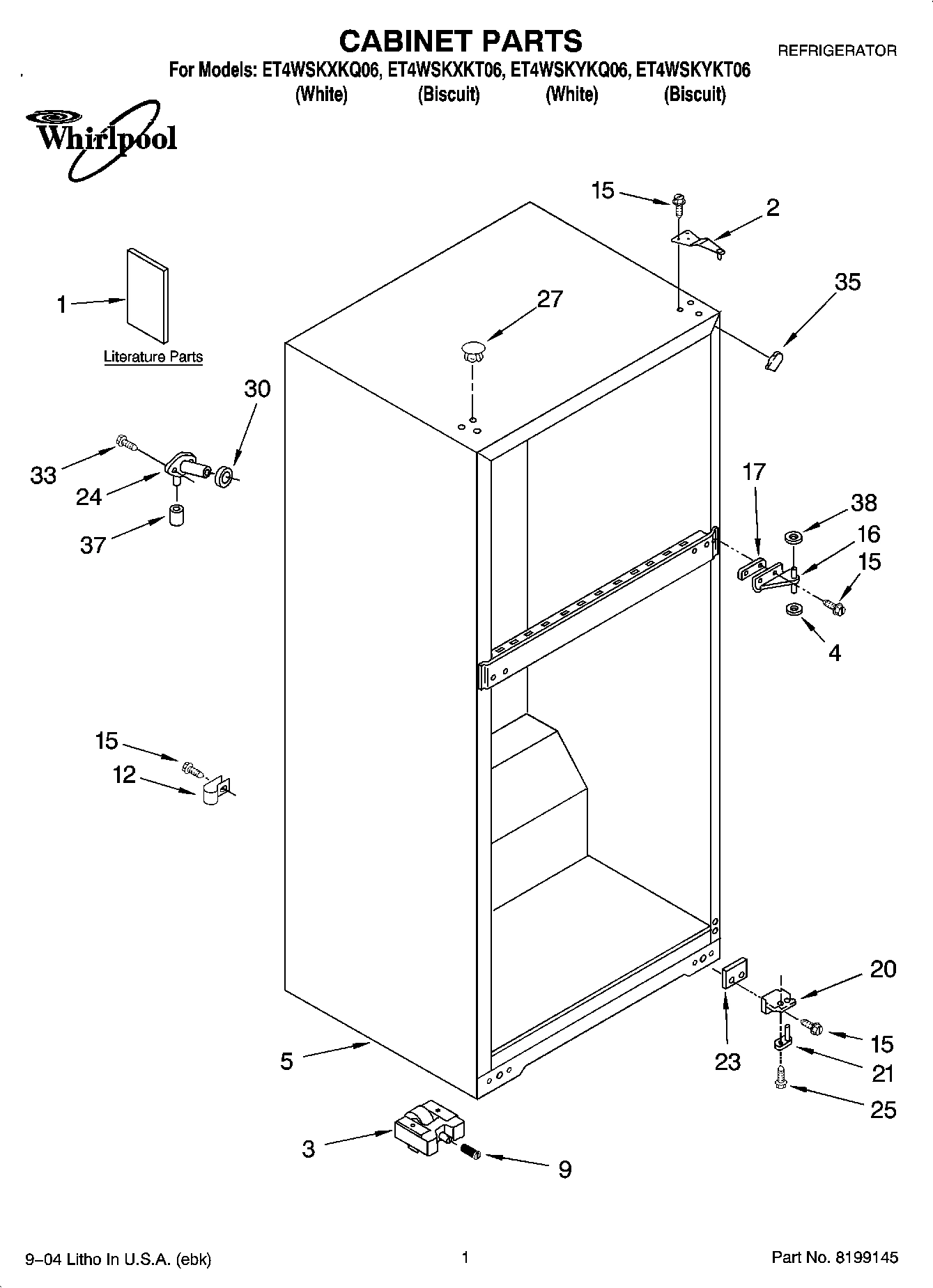 01 - CABINET PARTS