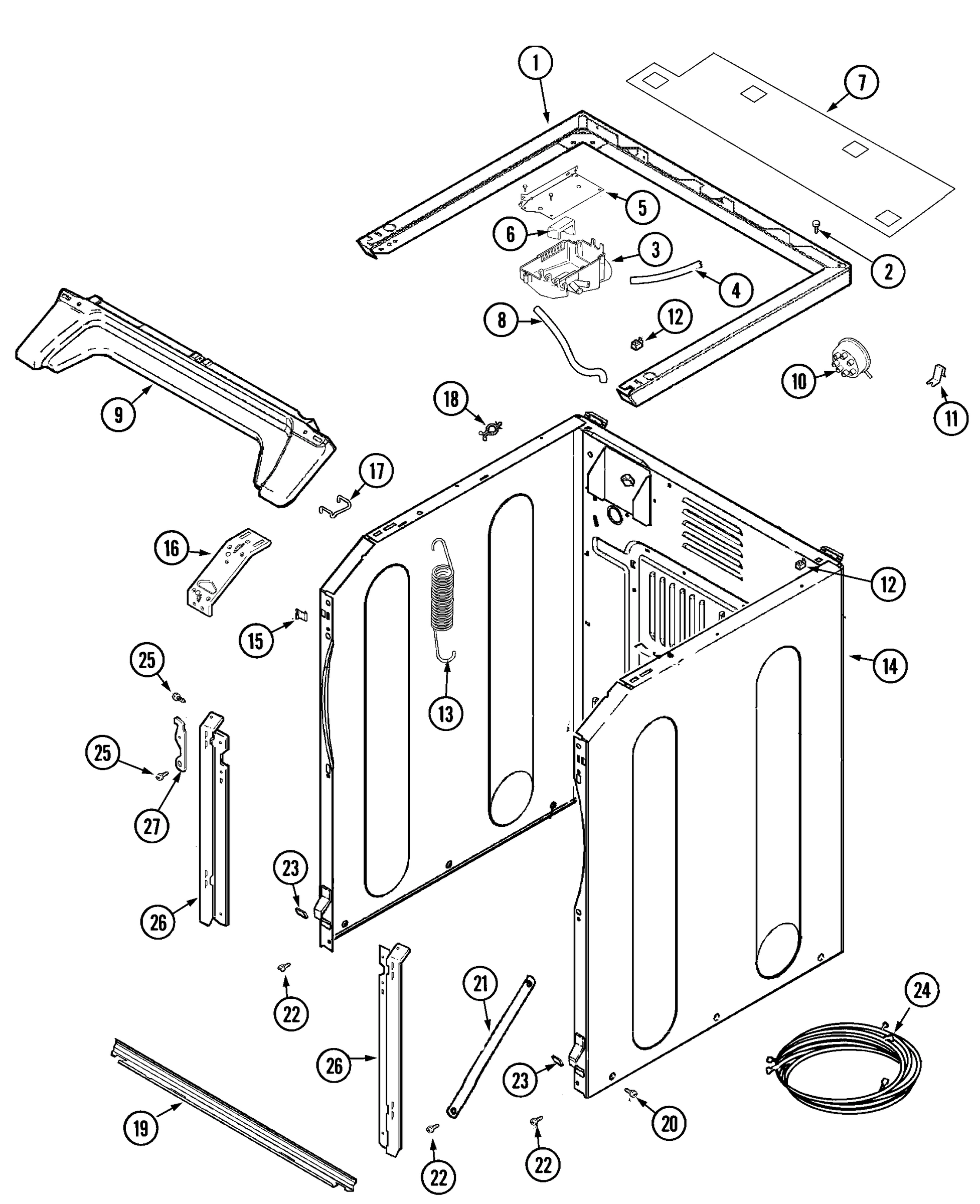 08 - CABINET-FRONT (WASHER)
