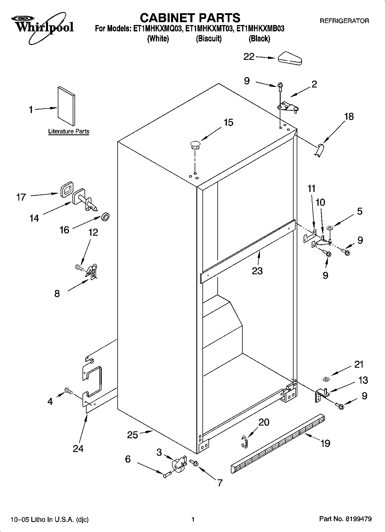 01 - CABINET PARTS