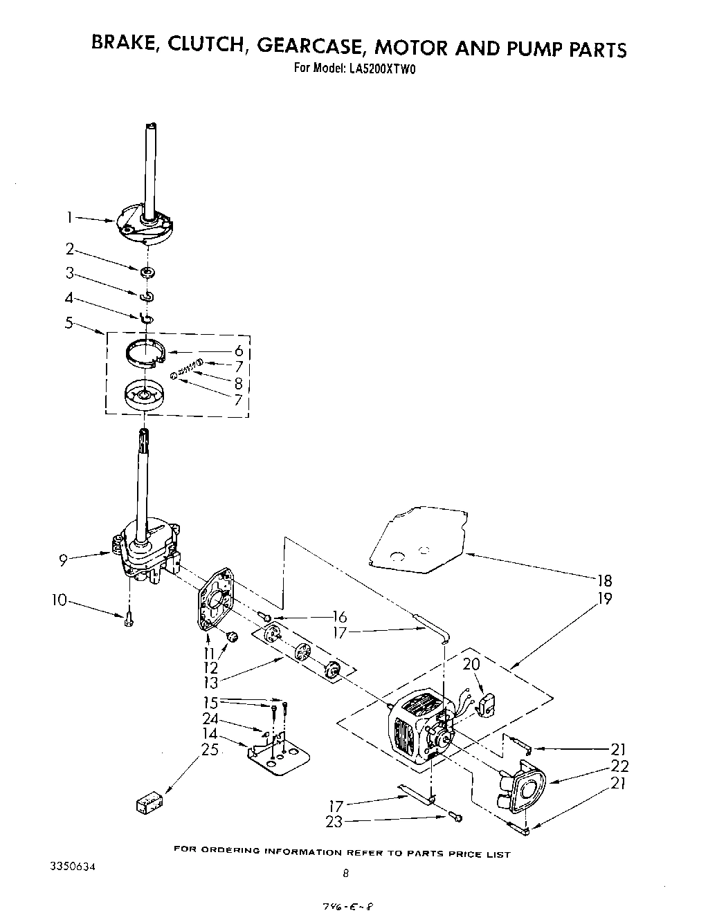 06 - BRAKE, CLUTCH, GEARCASE, MOTOR AND PUMP