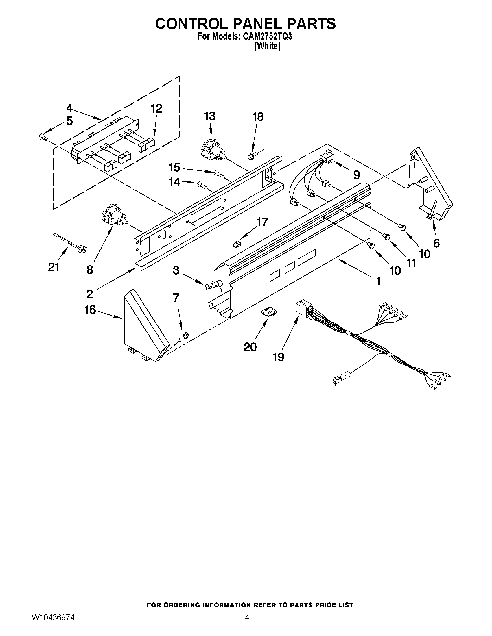 02 - CONTROL PANEL PARTS
