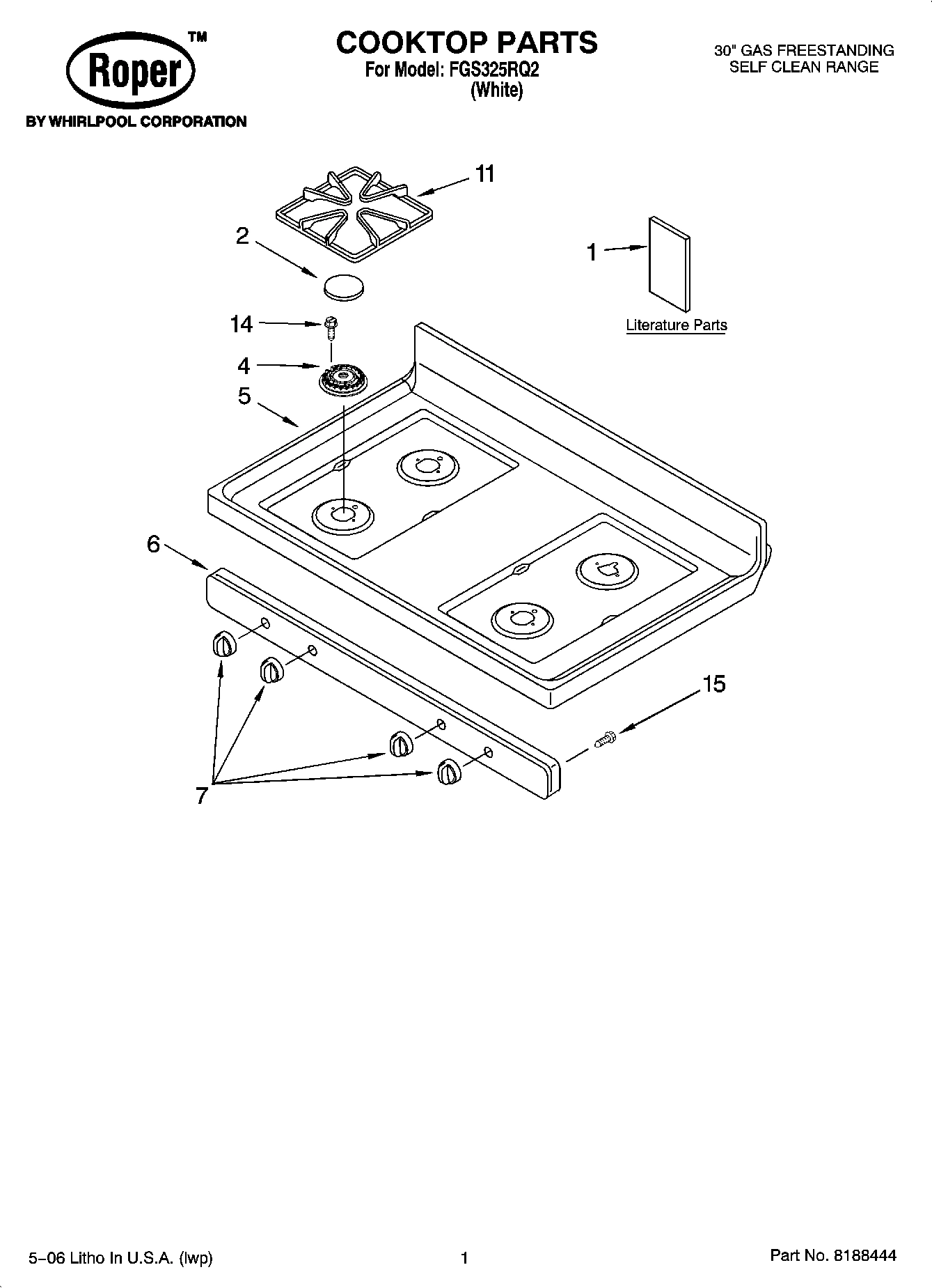 01 - COOKTOP PARTS