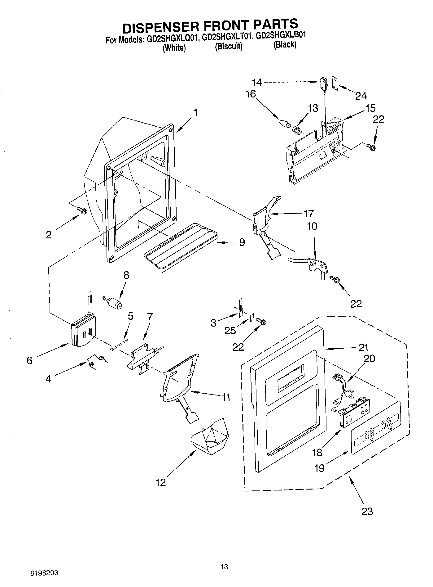 09 - DISPENSER FRONT