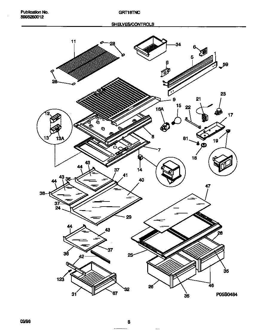 04 - SHELVES/CONTROLS