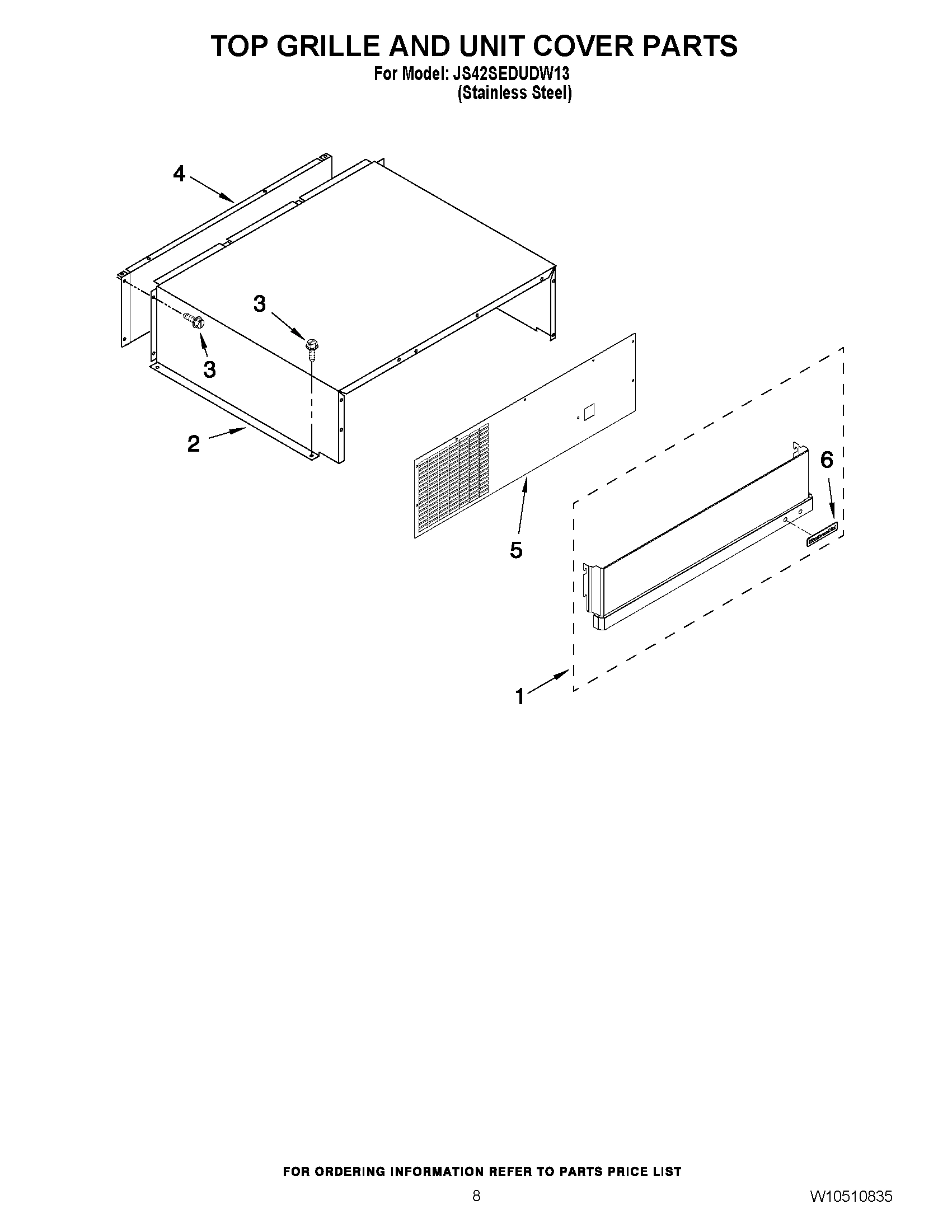 06 - TOP GRILLE AND UNIT COVER PARTS