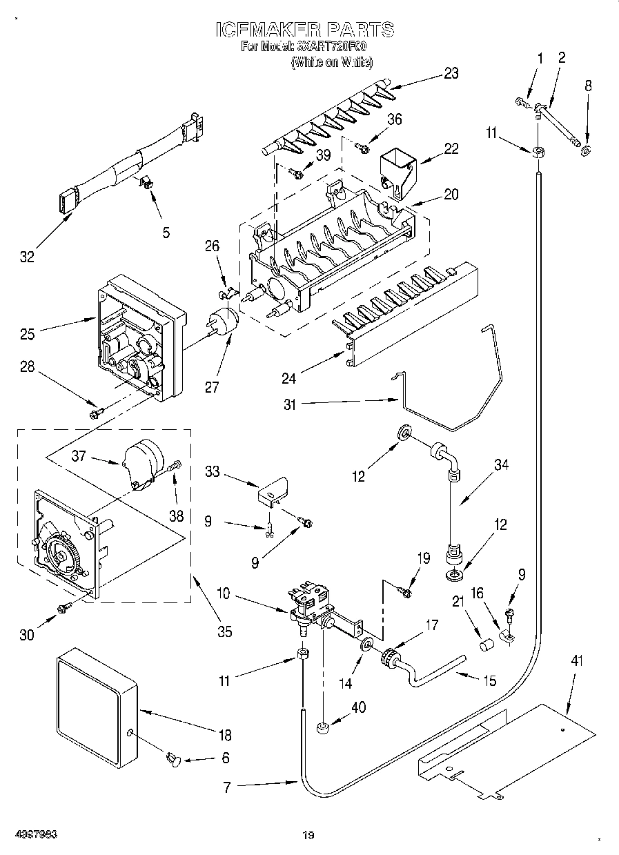 11 - ICE MAKER, LIT/OPTIONAL