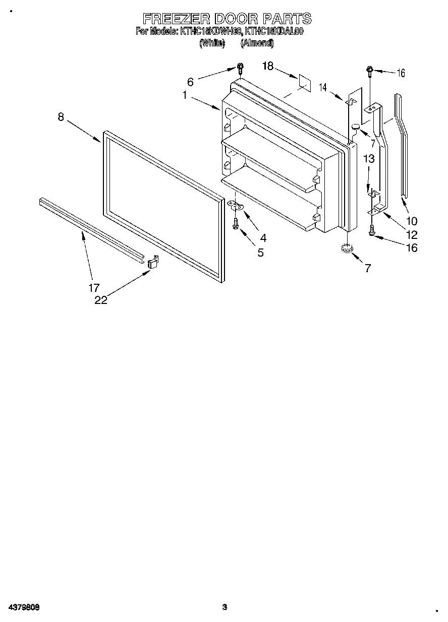 02 - FREEZER DOOR