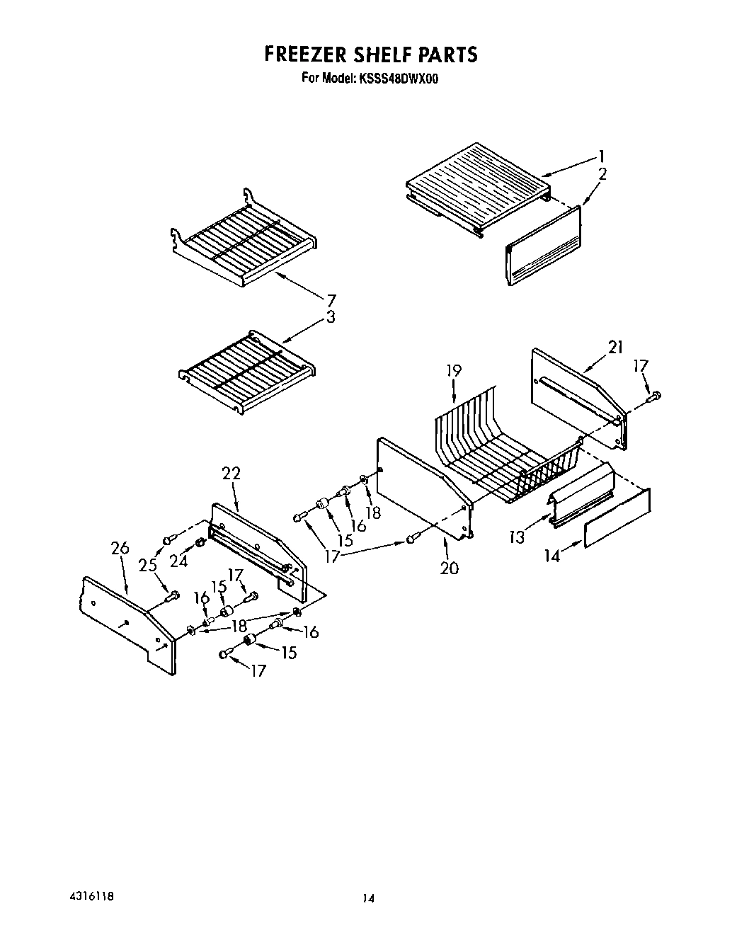 10 - FREEZER SHELF