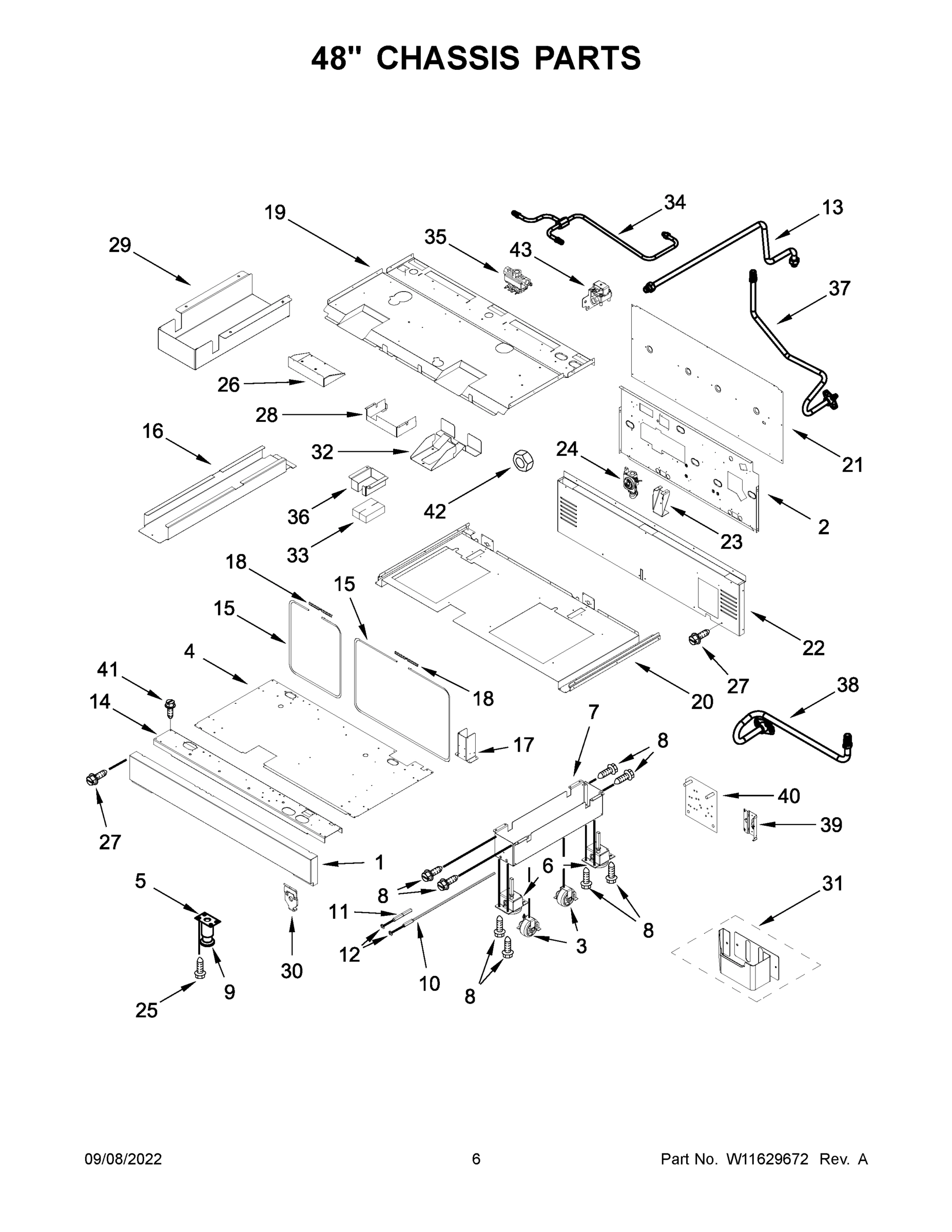 04 - 48" CHASSIS PARTS