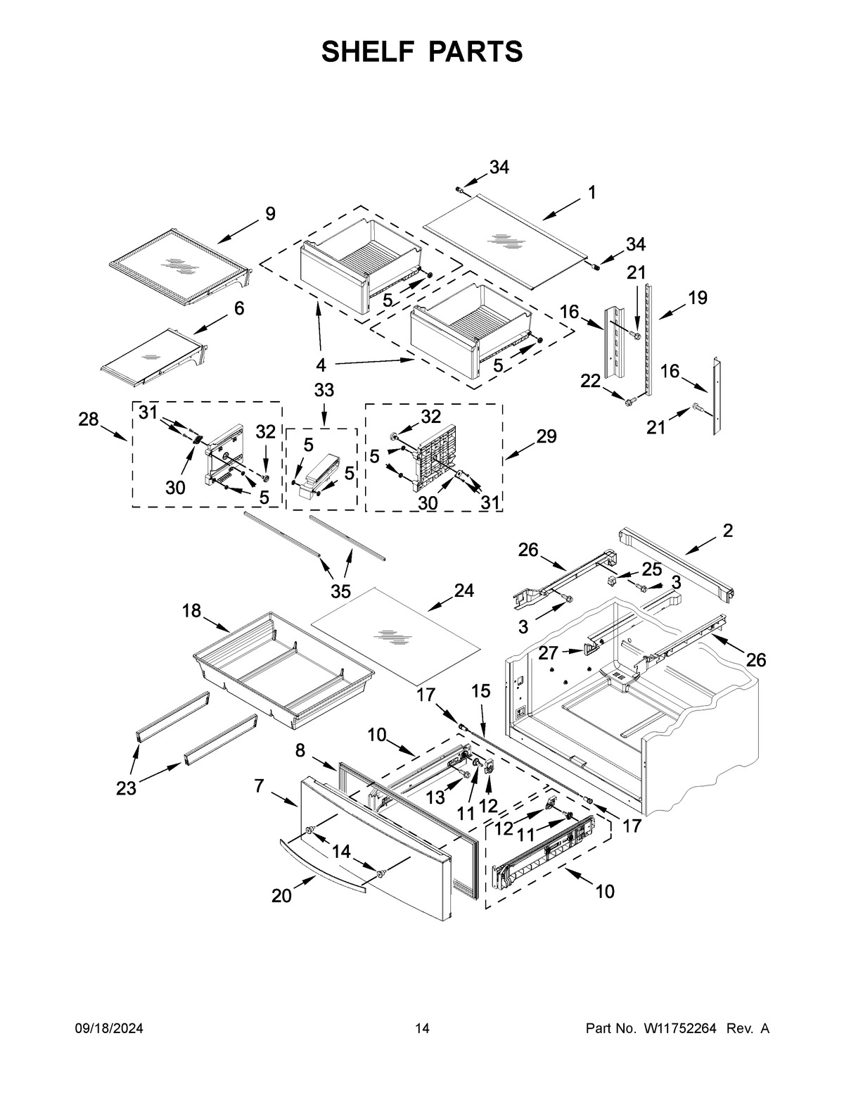 08 - SHELF PARTS