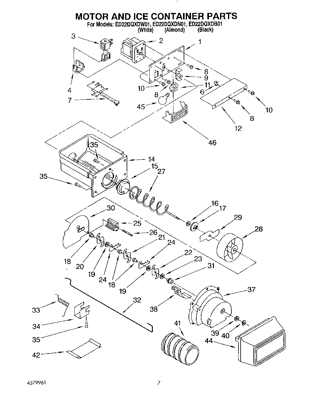 06 - MOTOR AND ICE CONTAINER