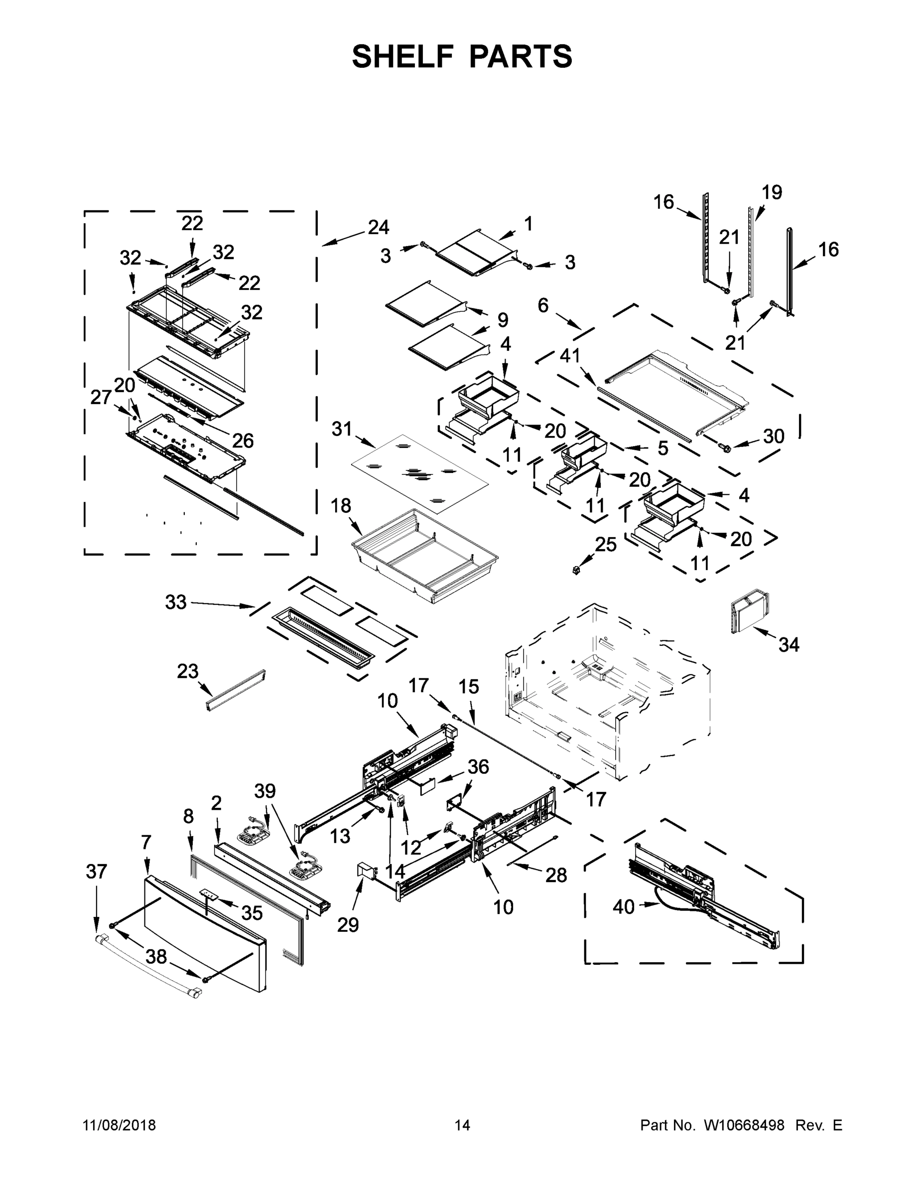 08 - SHELF PARTS