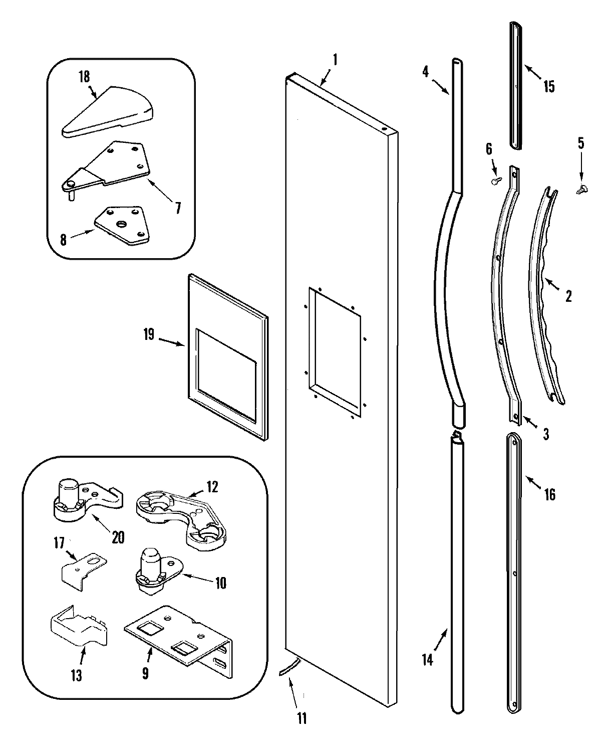 07 - FREEZER OUTER DOOR