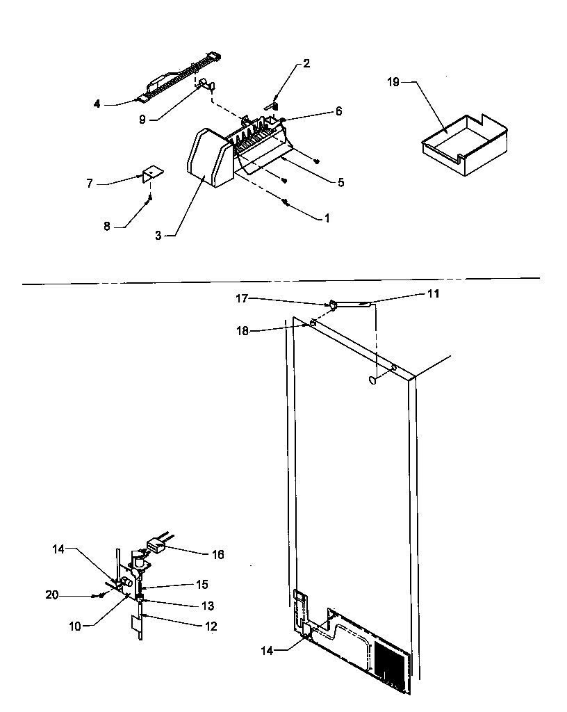 10 - ICE MAKER ASSY