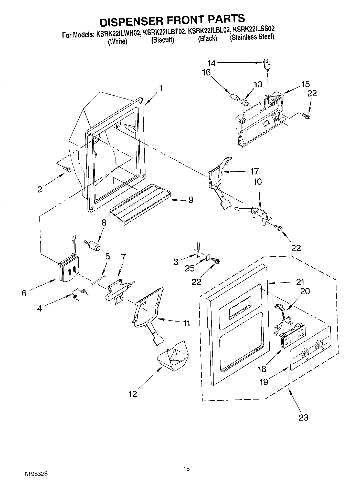 09 - DISPENSER FRONT