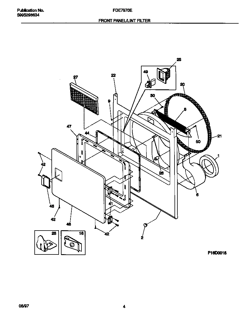 03 - FRONT PANEL/LINT FILTER