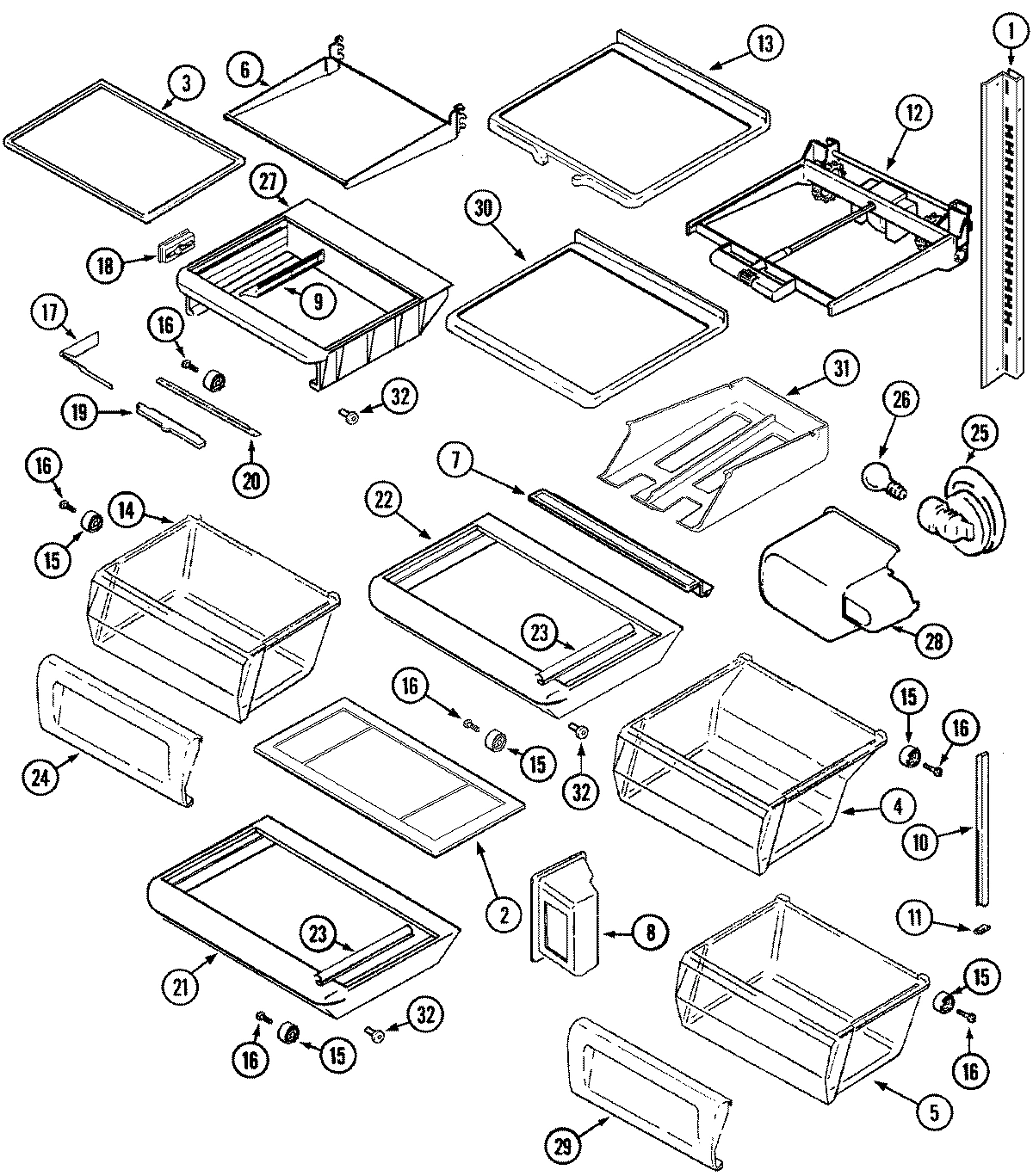 11 - SHELVES & ACCESSORIES