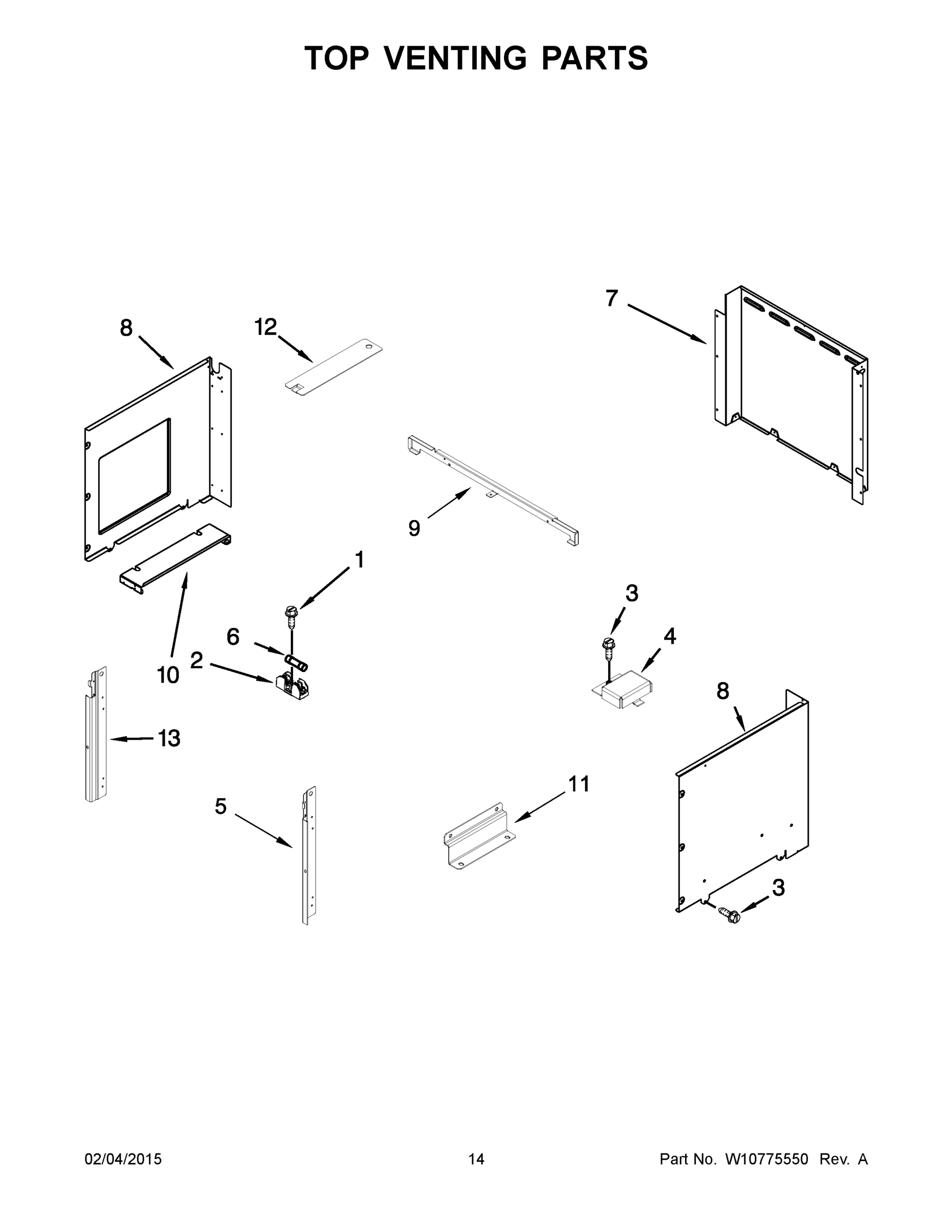08 - TOP VENTING PARTS