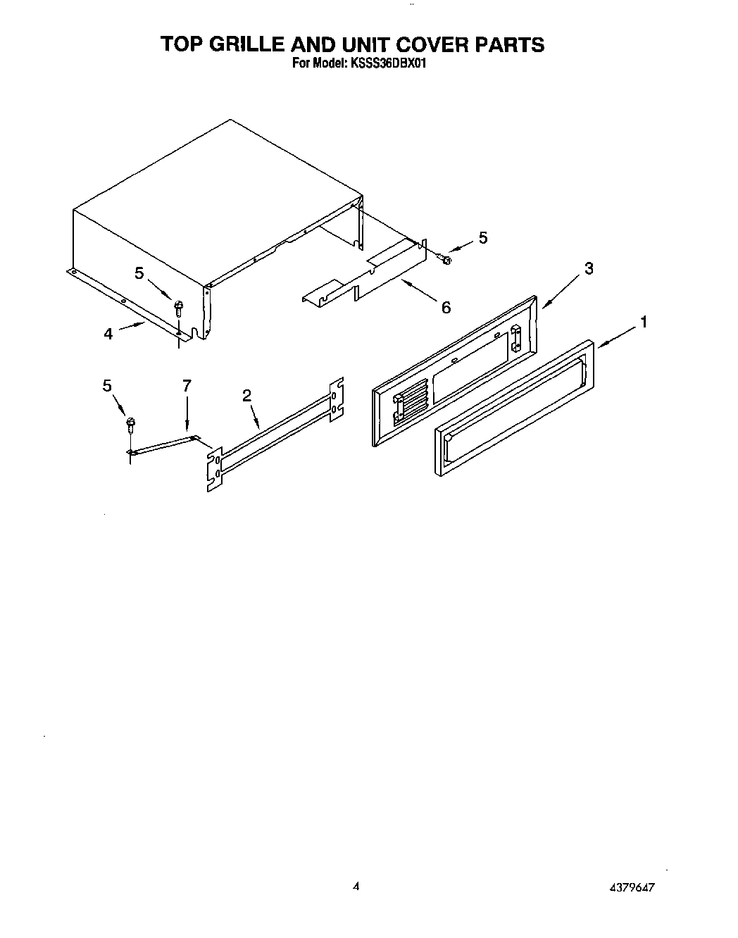 03 - TOP GRILLE AND UNIT COVER