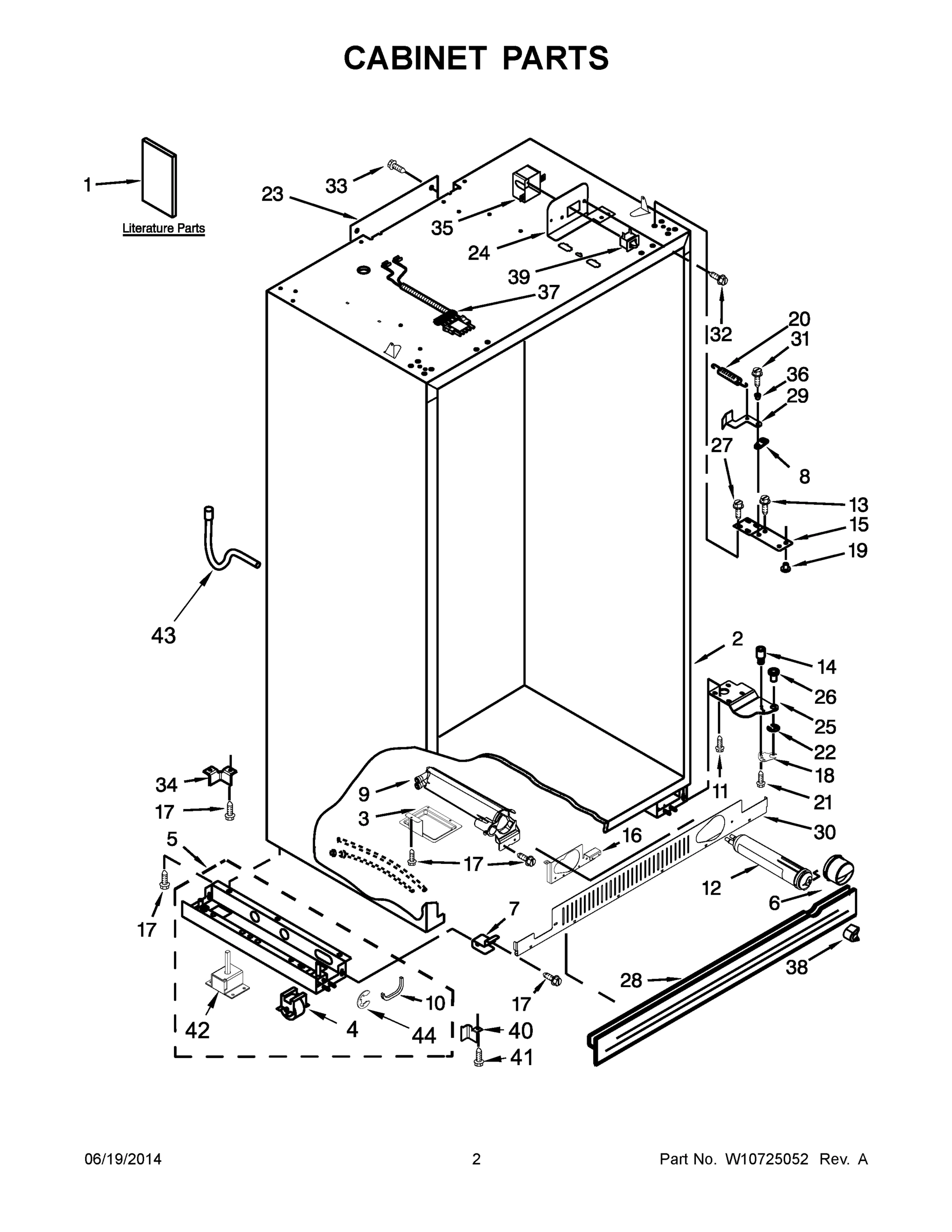 02 - CABINET PARTS