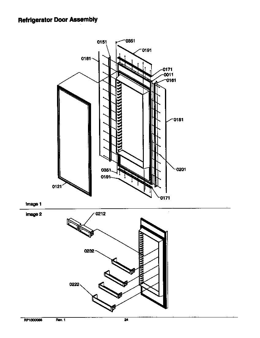 10 - REF DOOR ASSY