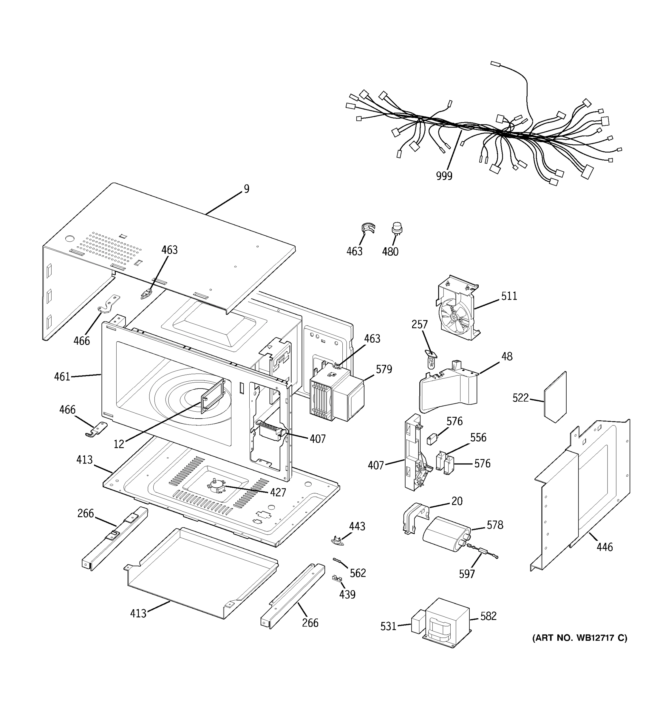 MICROWAVE BODY PARTS