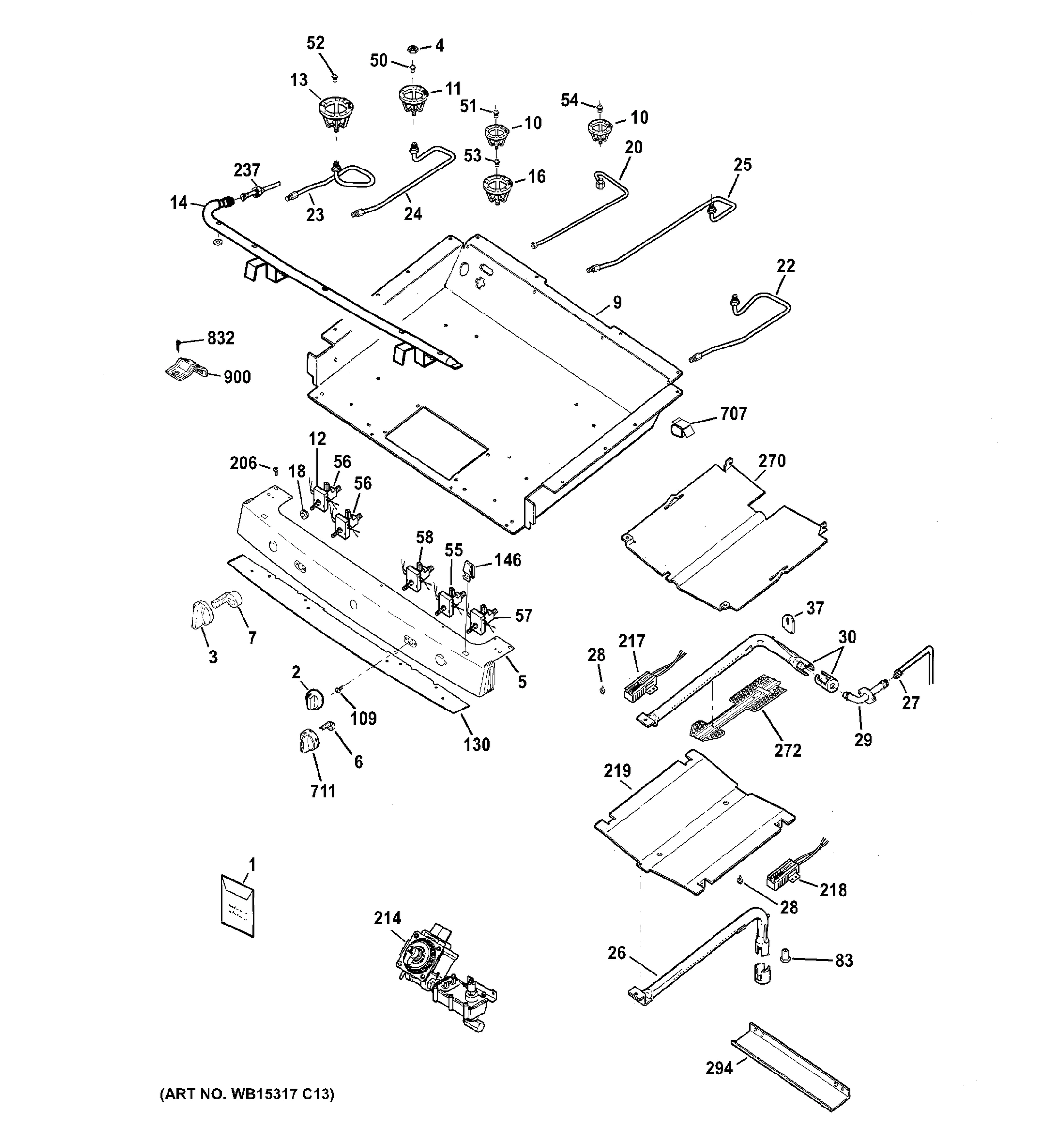GAS & BURNER PARTS