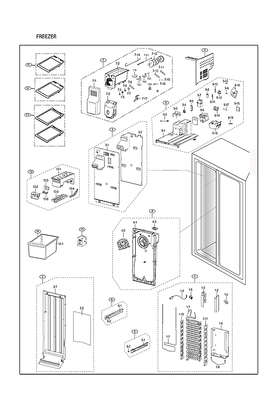 FREEZER PARTS